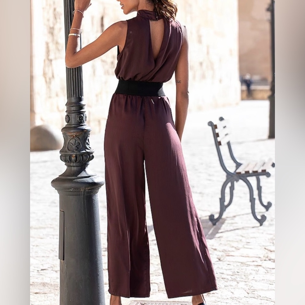 ⚡️Lascana EUC Sleeveless High Neck Jumpsuit Romper